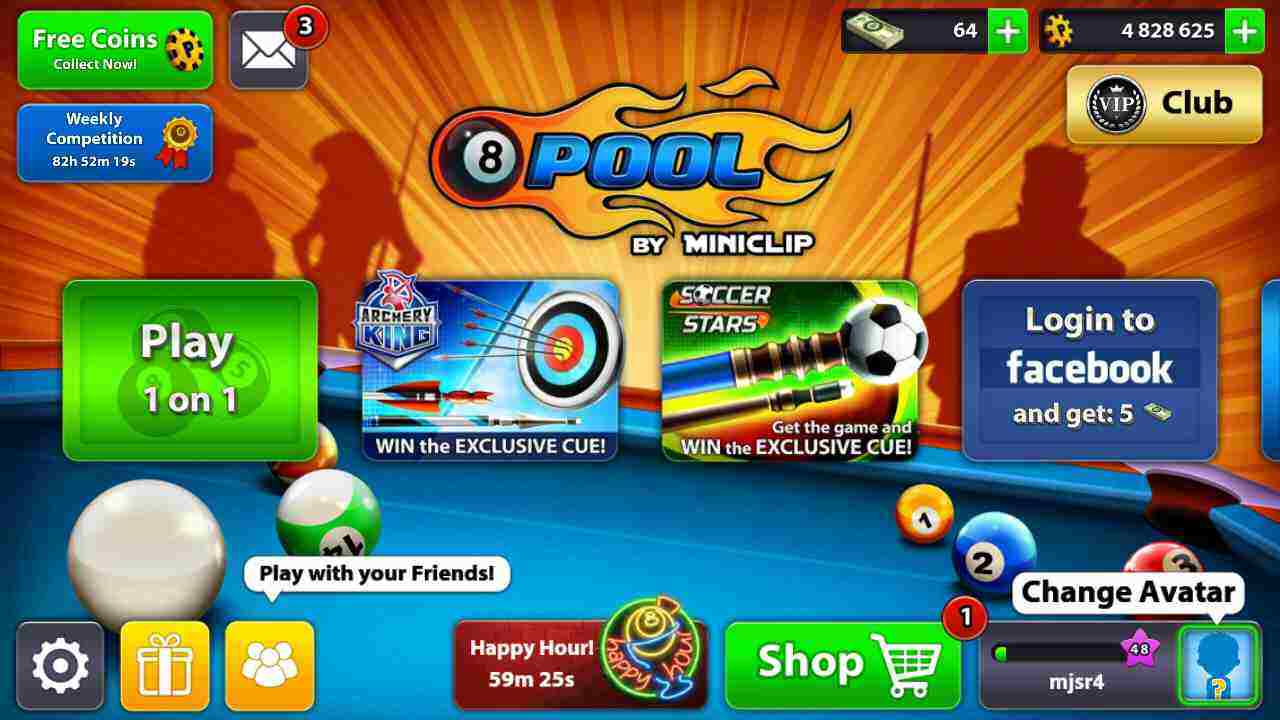 8 Ball Pool MOD APK {{version}} (Auto aim +9999) 8 ball pool mod htwares 3