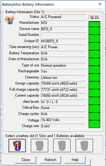 Descargar BatteryMon for Windows {{version}} BatteryMon 2 min
