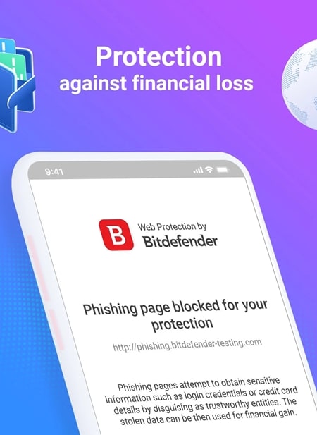 bitdefender internet security - Protection against financial loss