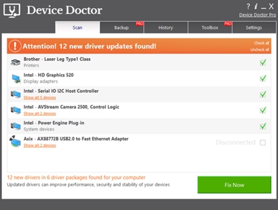 Device Doctor - Scan