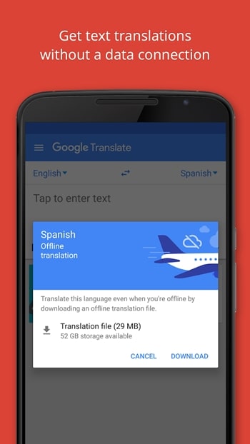Google Translate - Get Text Translations without a data connection