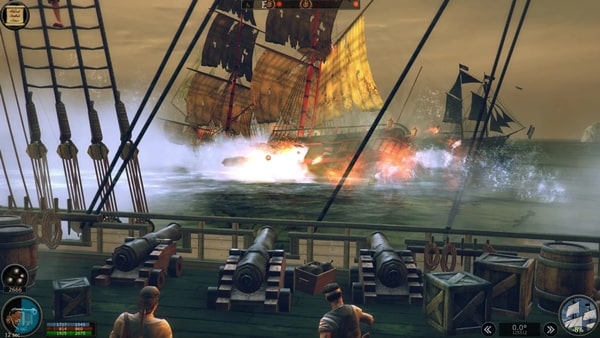 Скачать Pirates Flag - Caribbean Sea RPG Мод {{version}} (Неограниченные деньги) Pirates Flag Caribbean Sea RPG 2 min