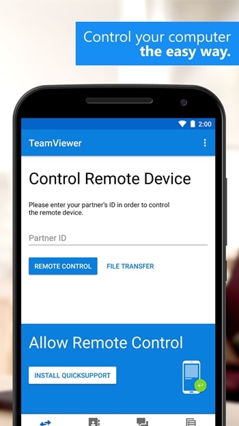 Unduh TeamViewer Remote Control MOD {{version}} (Penuh Tidak Terkunci) TeamViewer 1 min