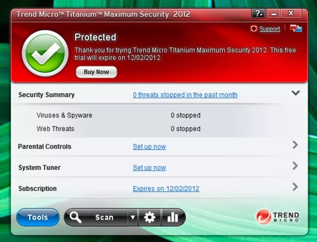 Unduh Trend Micro Titanium Maximum Security for Windows {{version}} Trend Micro Titanium Maximum Security 1 min