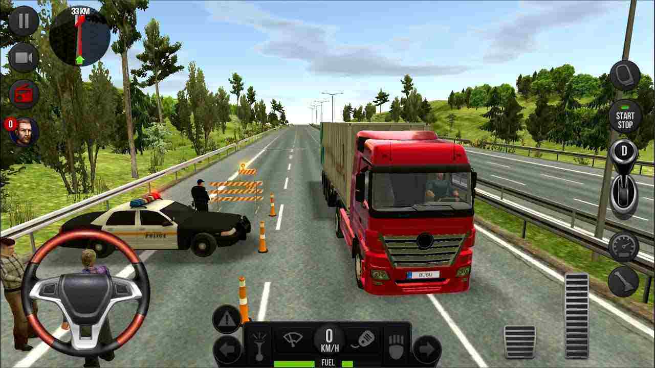 Truck Simulator 2018 Europe MOD APK {{version}} (Uang tidak terbatas +9999) Truck Simulator 2018 Europe hrwares 1