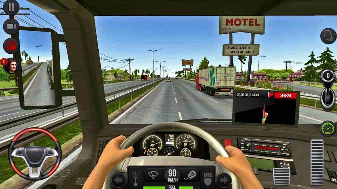 Truck Simulator 2018 Europe MOD APK {{phiên bản}} (Vô Hạn Tiền +9999) Truck Simulator 2018 Europe hrwares 2