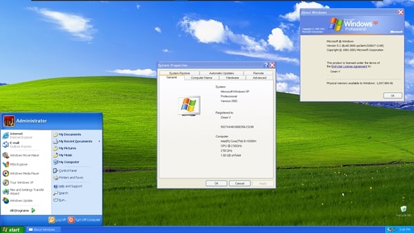 Windows XP Professional डाउनलोड करें {{version}} , x64 Edition Window XP 1 min