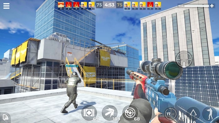 AWP Mode: Online Sniper Action मॉड एपीके डाउनलोड करें {{version}} (असीमित धन / सभी खुला) AWP Mode Online Sniper Action 1 min