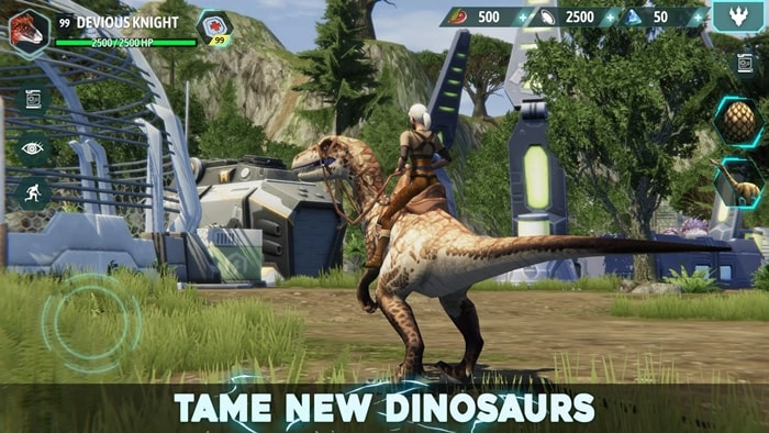 Скачать Dino Tamers - Jurassic MMO Мод {{version}} (Бесплатное ремесло/исследования) Dino Tamers Jurassic MMO 3 min