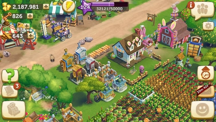 Descargar Farmville 2 : Country Escape MOD APK {{version}} (Llaves ilimitadas) FarmVille 2 Country Escape 3 min