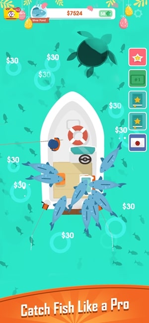 Hooked Inc: Fishing Games मॉड एपीके डाउनलोड करें {{version}} (असीमित धन) Hooked Inc Fishing Games 1 min