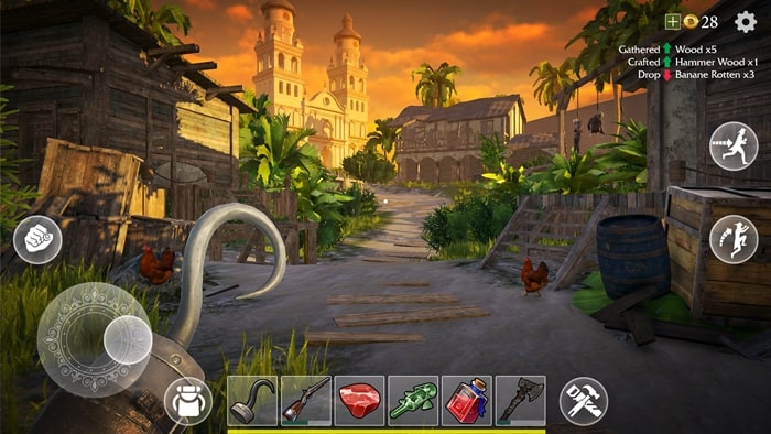 Last Pirate: Survival Island Adventure मॉड एपीके डाउनलोड करें {{version}} (असीमित सोना, पत्थर) Last Pirate Survival Island A 2 min
