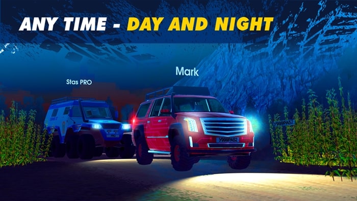 Offroad Simulator Online - Any Time - Day and night