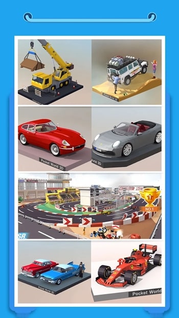 Pocket World 3D - Vehicles