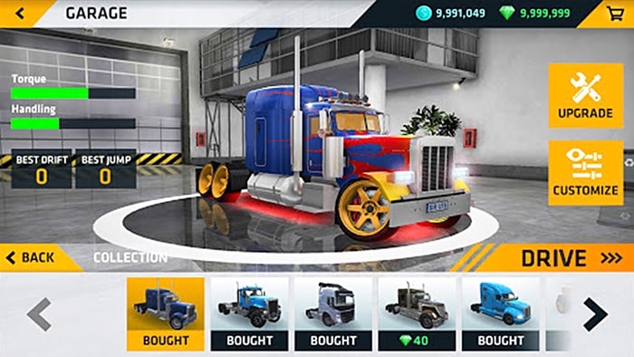 Ultimate Truck Simulator - Garage