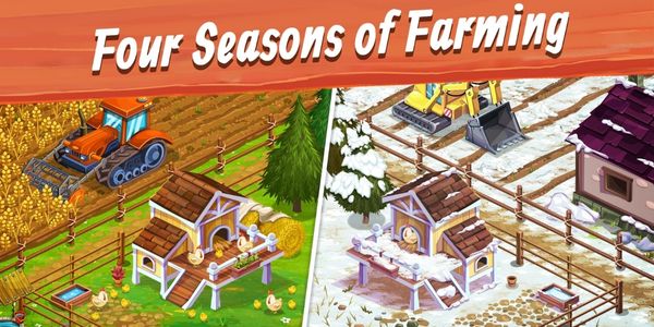 Realistic weather in the farm game