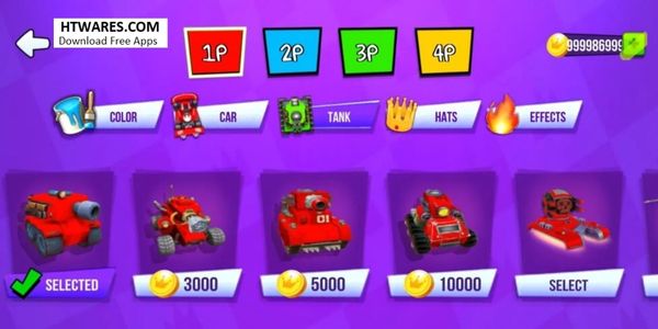 Get bonuses to upgrade racing cars