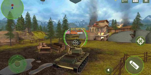 Classic tank shooting game