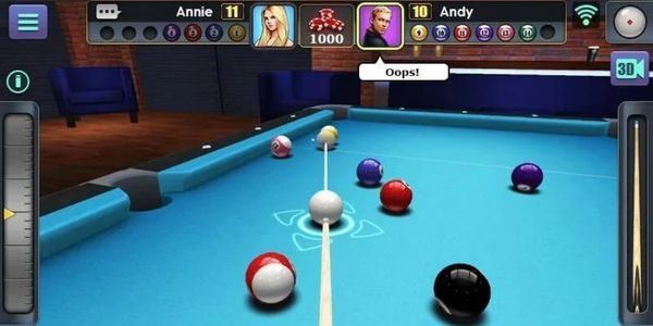 Details of how to play 3D Pool Ball game 