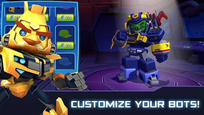 Angry Birds Transformers - Customize Your Bots