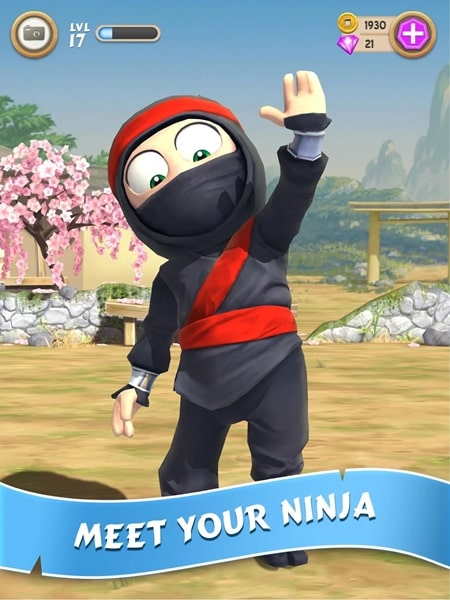 Clumsy Ninja मॉड एपीके डाउनलोड करें {{version}} (असीमित पैसा) Clumsy Ninja 1 min