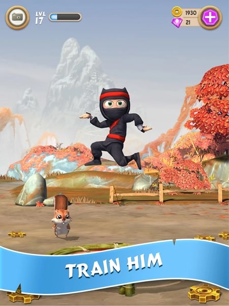 Clumsy Ninja - Train Him
