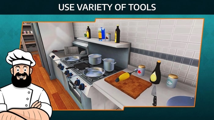 Cooking Simulator Mobile मॉड एपीके डाउनलोड करें {{version}} (असीमित हीरा) Cooking Simulator Mobile 1 min