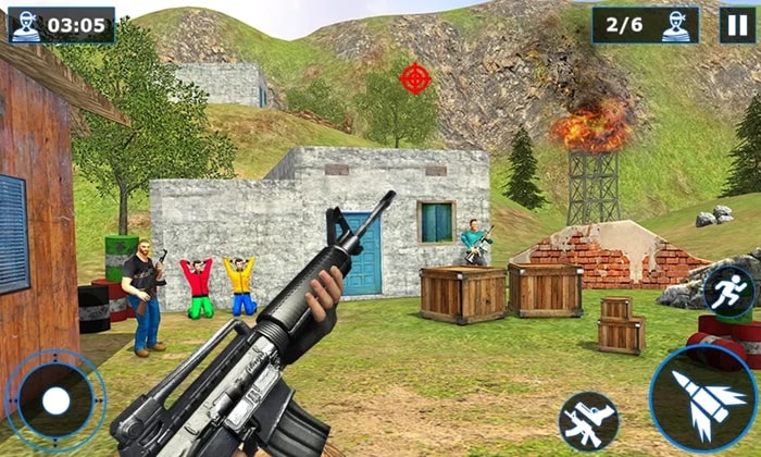 Descargar Critical FPS Shooters Game MOD {{version}} (Modo Dios/Enemigo tonto) Critical FPS Shooters Game 1 min
