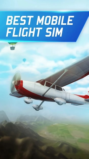 Unduh Flight Pilot: 3D Simulator MOD {{version}} (Koin Tidak Terbatas) Flight Pilot 3D Simulator 1 min