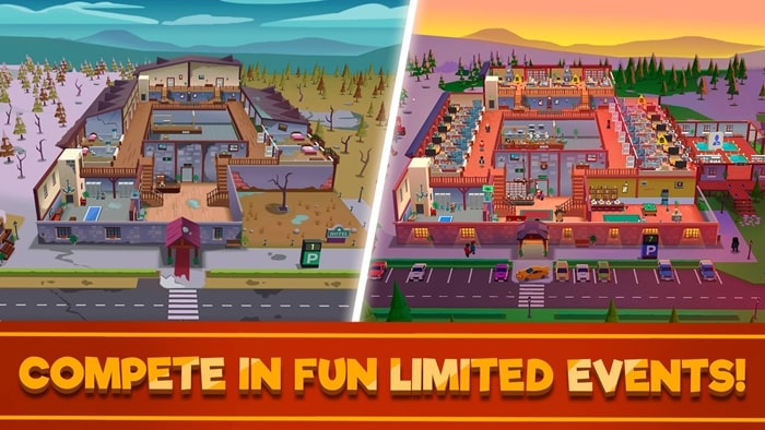 Hotel Empire Tycoon - Idle Game मॉड एपीके डाउनलोड करें {{version}} (असीमित पैसा) Hotel Empire Tycoon Idle Game 3 min