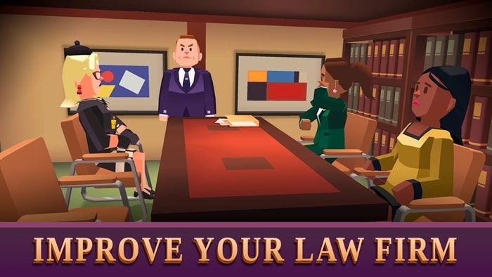 Law Empire Tycoon - Improve your law firm