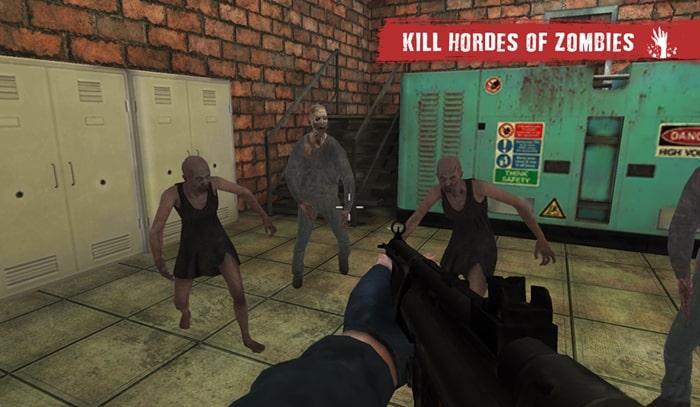 Zombie Deadly Rush FPS मॉड एपीके डाउनलोड करें {{version}} (मूर्ख दुश्मन / भगवान मोड) Zombie Deadly Rush FPS 1 min