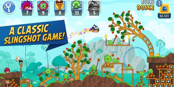 Basic game mode in Angry Birds Friends Mod