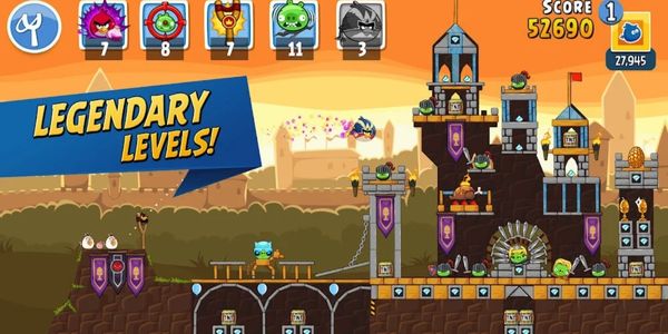Legendary levels in Angry Birds Friends Mod