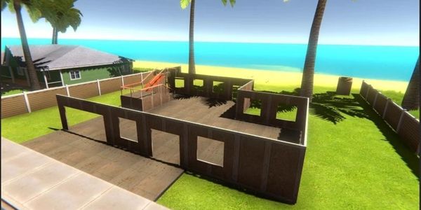 Build a house on a deserted island