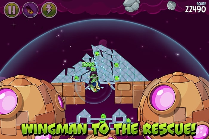 Angry Birds Space HD - Wingman to the Rescue