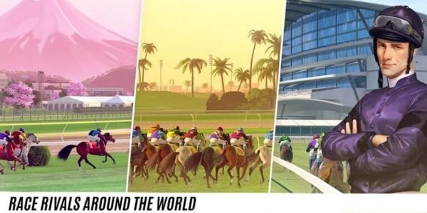 Horse racing in Rival Stars Horse Racing Mod