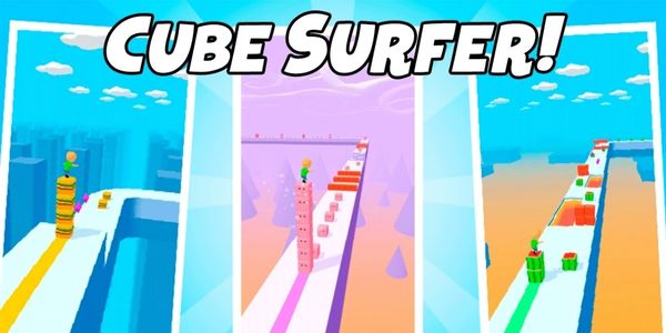 Start the difficult challenge with Cube Surfer! Mod 