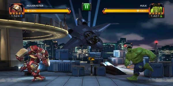 Exciting confrontations in the game Marvel Contest of Champions Mod