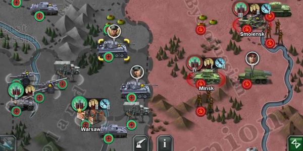 Strategic gameplay in a war context