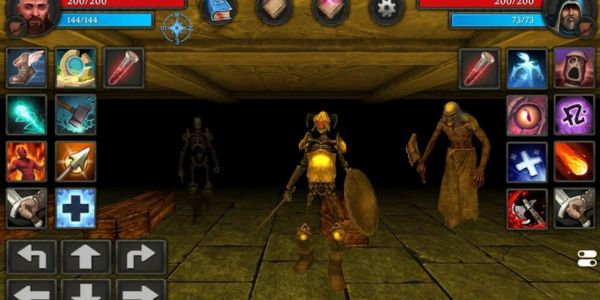 Fight demons in Moonshades RPG Dungeon Crawler MOD