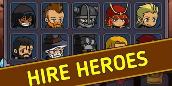 Many hero characters to choose from