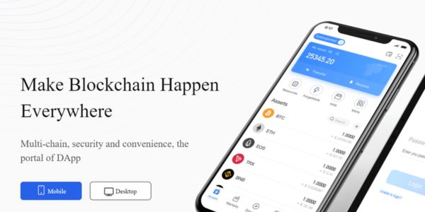 Tokenpocke supports users of many different blockchain networks